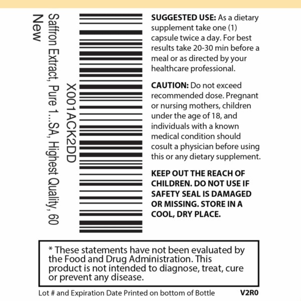 As a dietary supplement take one (1) capsule twice a day. For best results take 20-30 min before a meal or as directed by your healthcare professional.