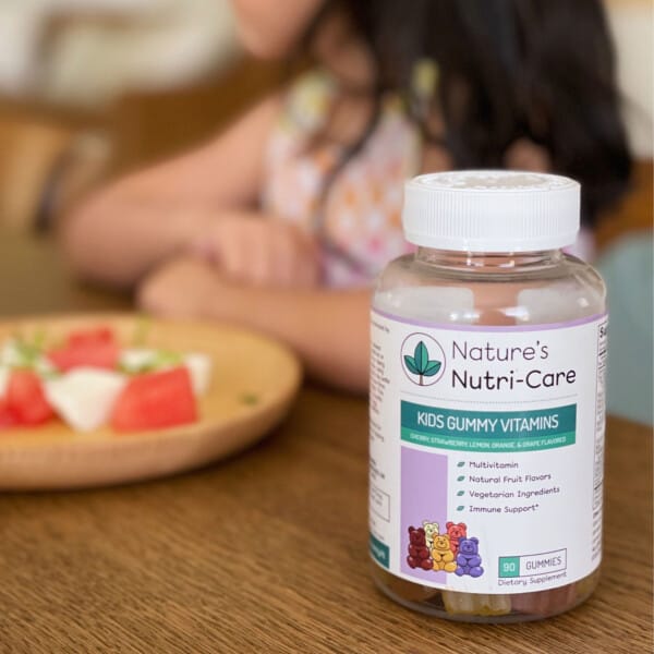Nature’s Nutri-Care Kids Gummy Vitamins - Kid Multivitamin Gummies with Vitamin C & D, Iron & Zinc Vitamins for Immunity Support, Grow & Gain Toddler Smart Focus, Chewable Vitamin Gummy for Children