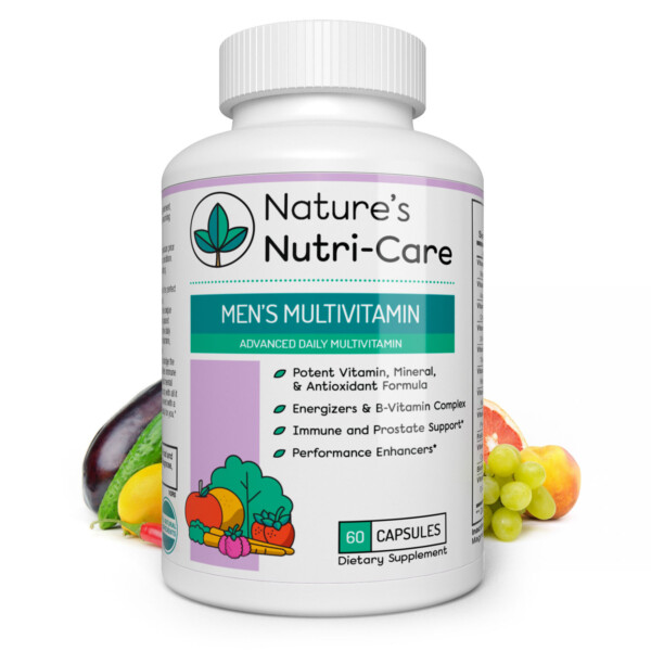 MULTIVITAMIN FOR MEN Men's Multivitamin - VITAMIN AND MINERAL BLEND – Contains a complete blend of the essential vitamins and minerals needed for good health.