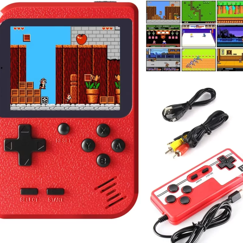 Portable Game Pad With 400 Games Included + Additional Player Controller