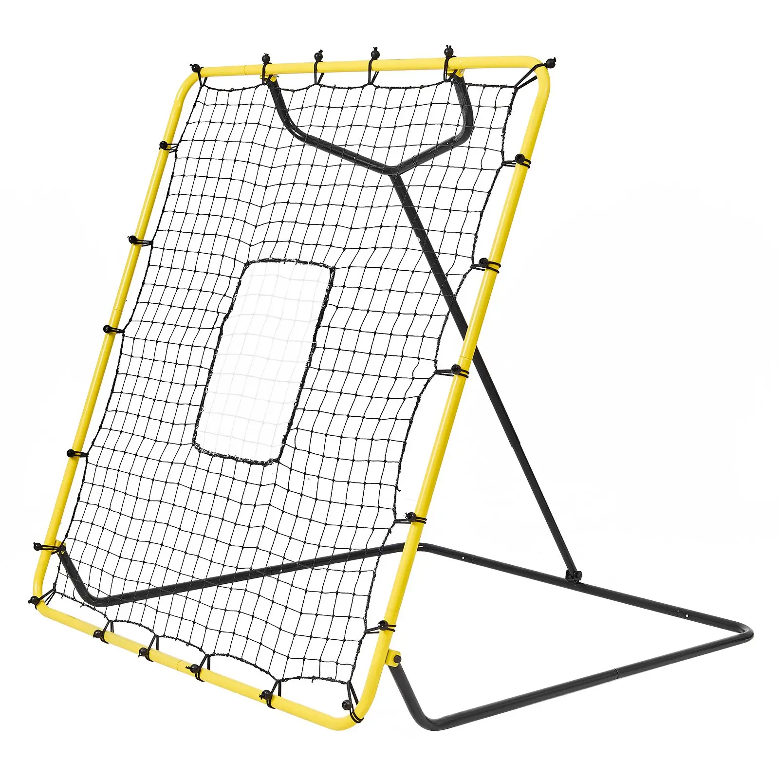 VEVOR Baseball And Softball Rebounder Net, 4 x 4.5 Feet PitchBack Baseball Nest for Pitching and Fielding Training, Pitch Return Trainer Rebound Net with Pitching Target, 4 Adjustable Angles - Image 9