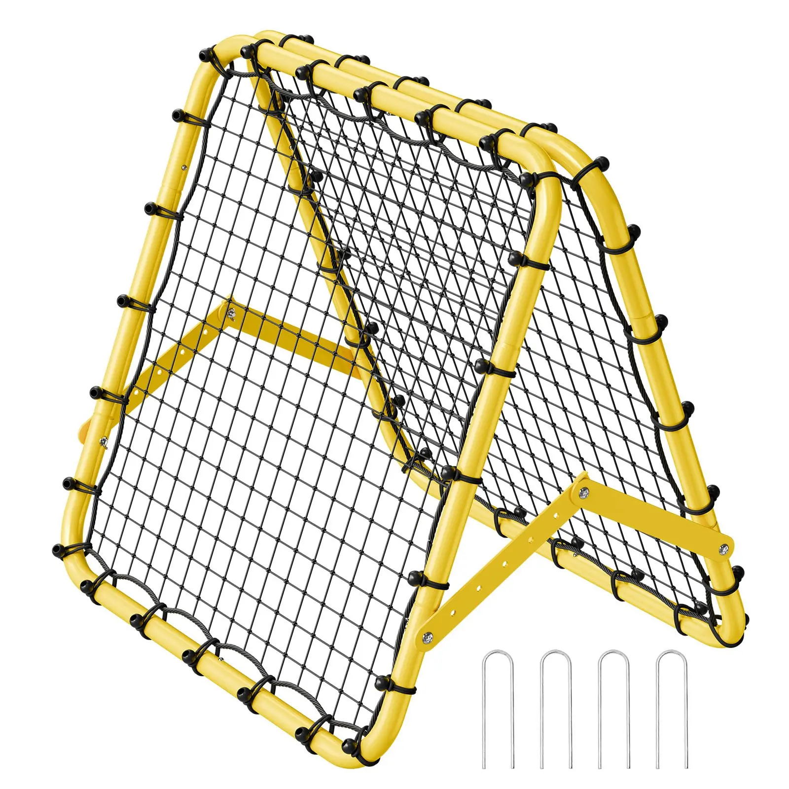 VEVOR Soccer Rebounder Rebound Net, 40"x35"x37" Portable Football Training Gifts, Fully Adjustable Angles Goal Net, Aids & Equipment for Kids Teens & All Ages, Easy Set Up & Perfect Storage - Image 18